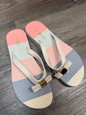 Lindsay Phillips Switchflops Katie Bow Flip Flops Shoe Size 6
